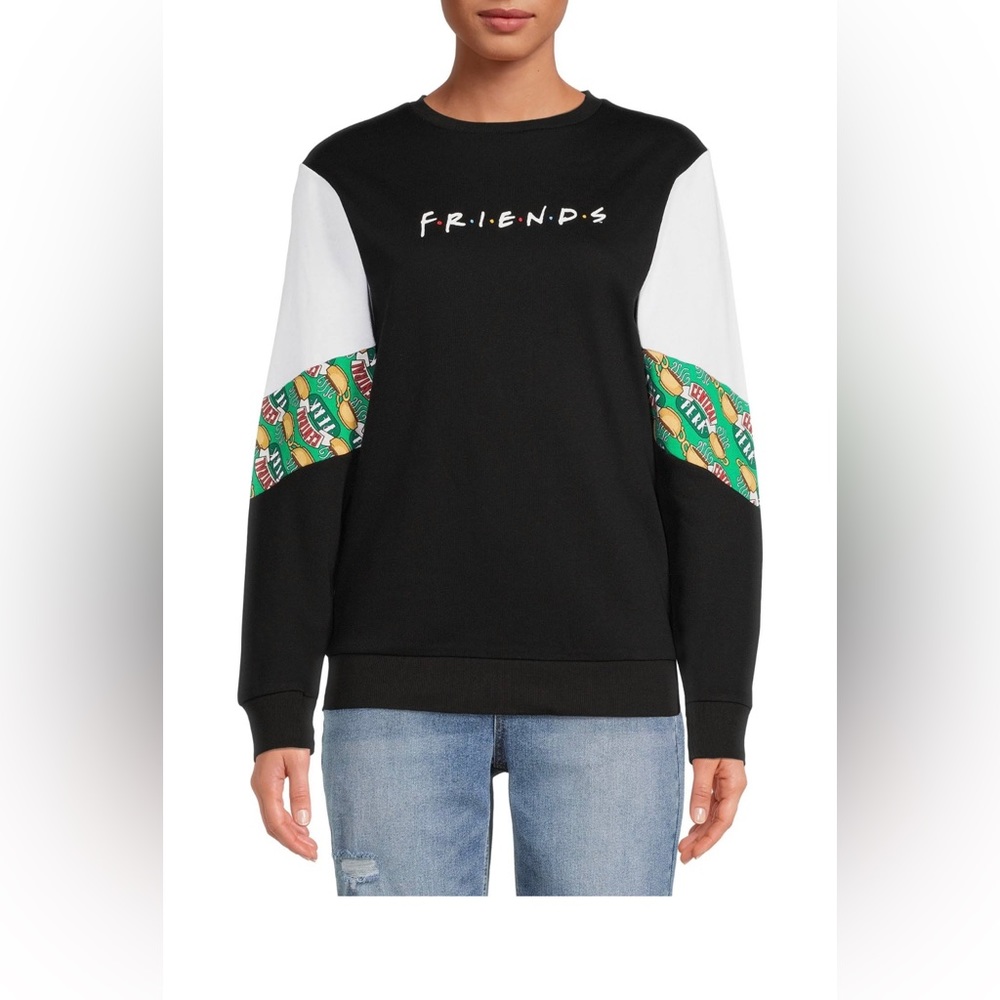 2/$15‎ Friends-Juniors Fashion black and white Sweatshirt size XXL